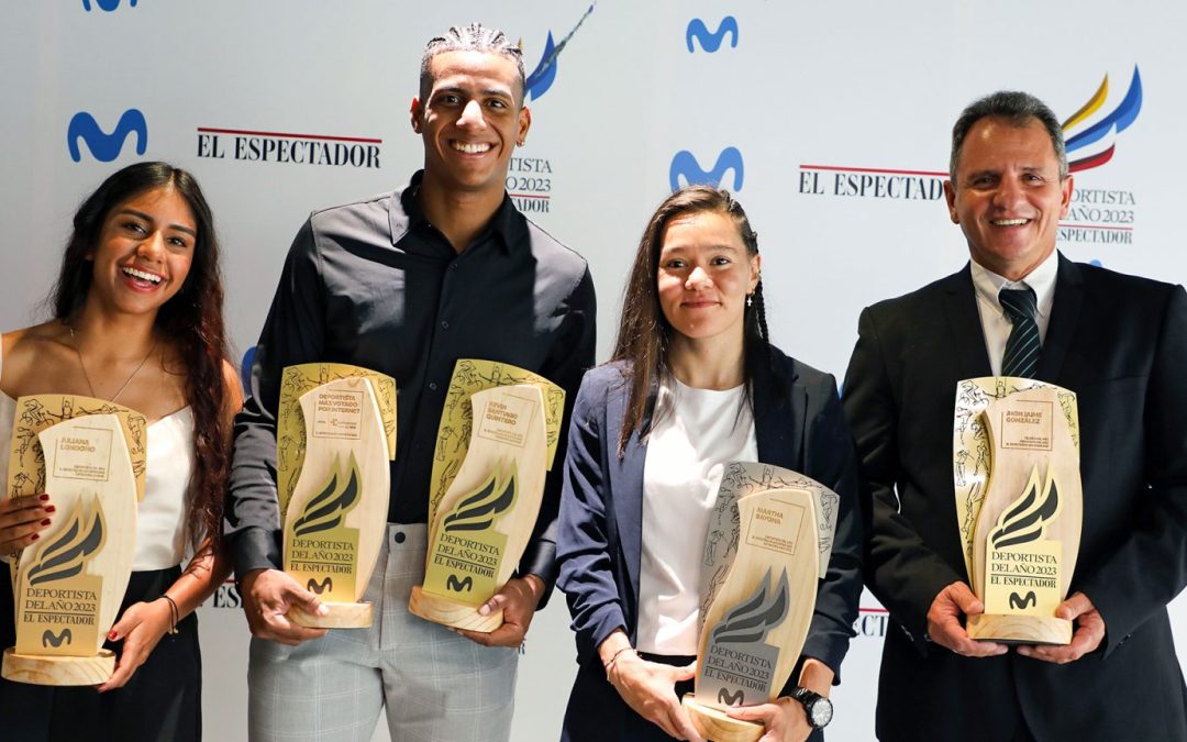 Colombian cycling stole the show at the El Espectador Athlete of the Year Gala