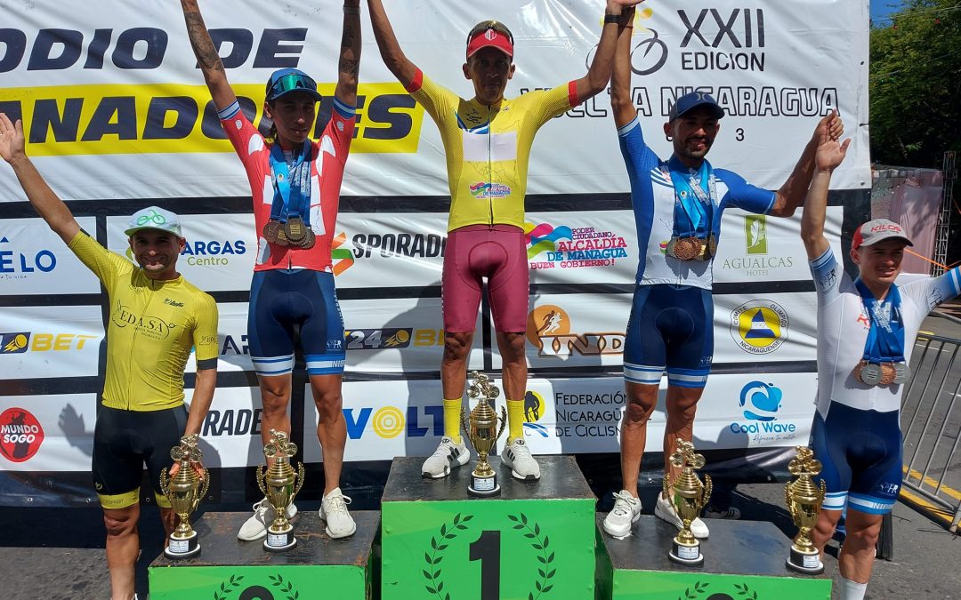 Vuelta a Nicaragua: Argenys Vanegas se impone en el final, pero Bryan Salas es el campeón