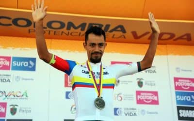 Daniel Felipe Martínez y Diana Peñuela, campeones colombianos de una contrarreloj de lujo