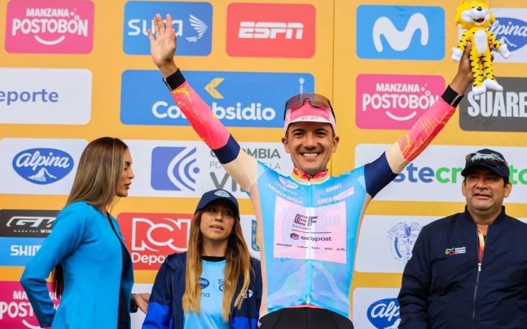Ecuadorian party in the Tour of Colombia: Richard Carapaz and Jonathan Caicedo dominate in Alto del Vino