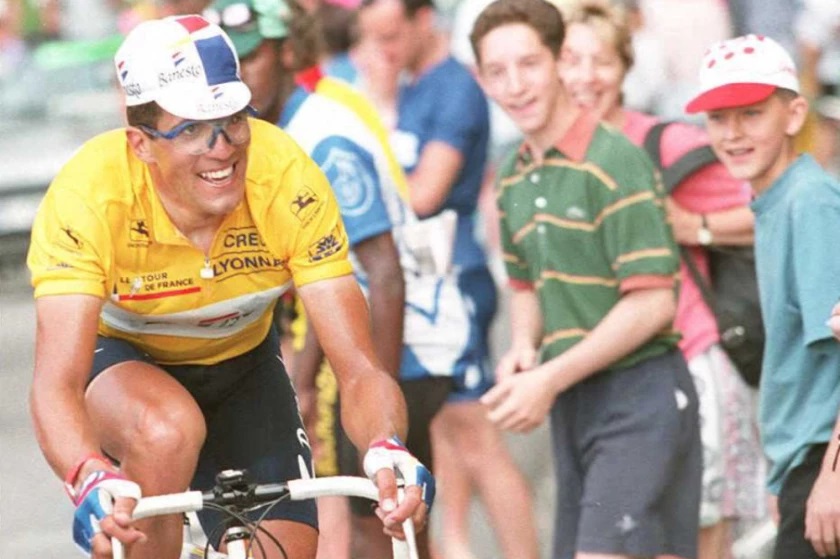 Miguel Indurain, an attraction in the Andalucía Bike Race