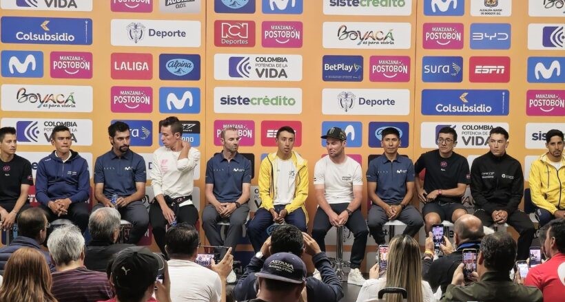 Eight great riders speak before the start of the Tour Colombia 2024