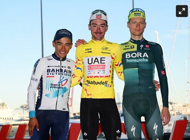 American Brandon McNulty wins the Volta, Santiago Buitrago was second