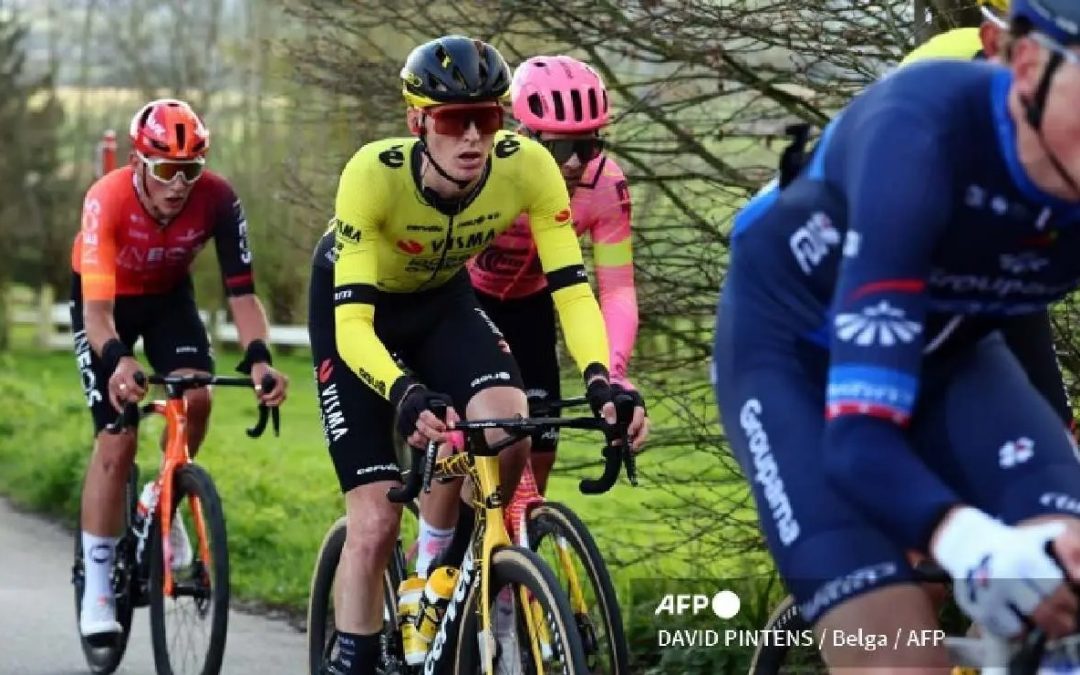 American Matteo Jorgenson won the Belgian classic Across Flanders