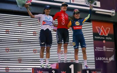 Arlenis Sierra, segundo lugar en Clásica Ciclística de Navarra