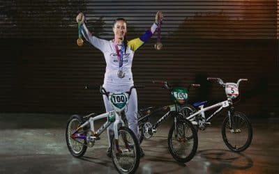 Mariana Pajón se prepara con la marca GW para París 2024