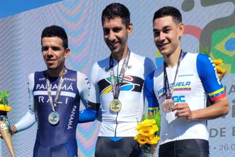 La quinta corona panamericana de Walter Vargas en contrarreloj