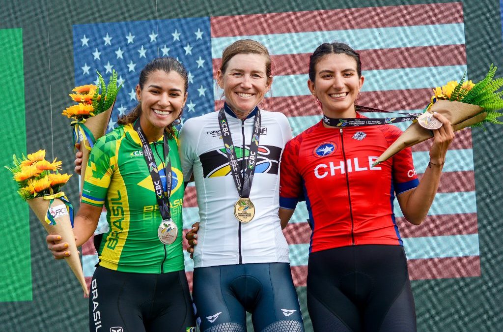 Estadounidense Lauren Stephens domina la ruta del Panamericano de Sao Paulo