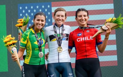 Estadounidense Lauren Stephens domina la ruta del Panamericano de Sao Paulo