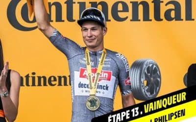 En una loca etapa del Tour, Jasper Philipsen vence a Wout van Aert