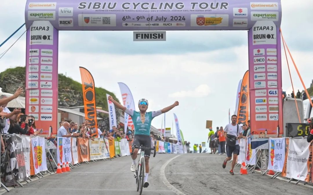 Ecuadorian Jonathan Caicedo wins the queen stage of the Sibiu Cycling Tour
