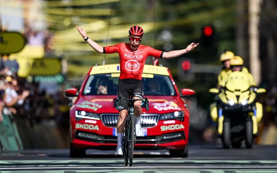 Kevin Vauquelin corona la fuga en la segunda etapa del Tour