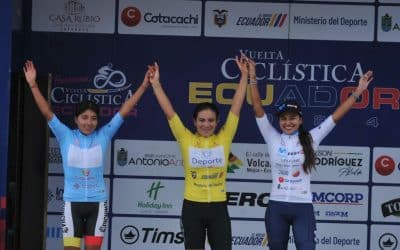 La primera etapa de la Vuelta Femenina y Juvenil a Ecuador ya tiene ganadores