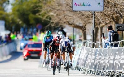 Brandon Rivera brilla en la etapa reina de la Vuelta a Andalucía y termina segundo