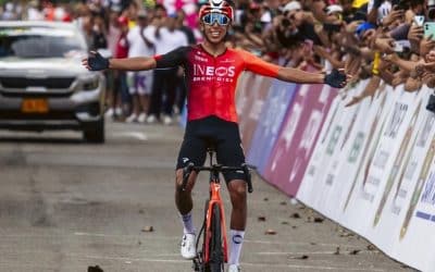 Egan Bernal se rompe la clavícula en la Clásica Jaén-Paraíso Interior
