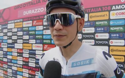 Orluis Aular, ambicioso antes de la primera etapa del Giro de Italia