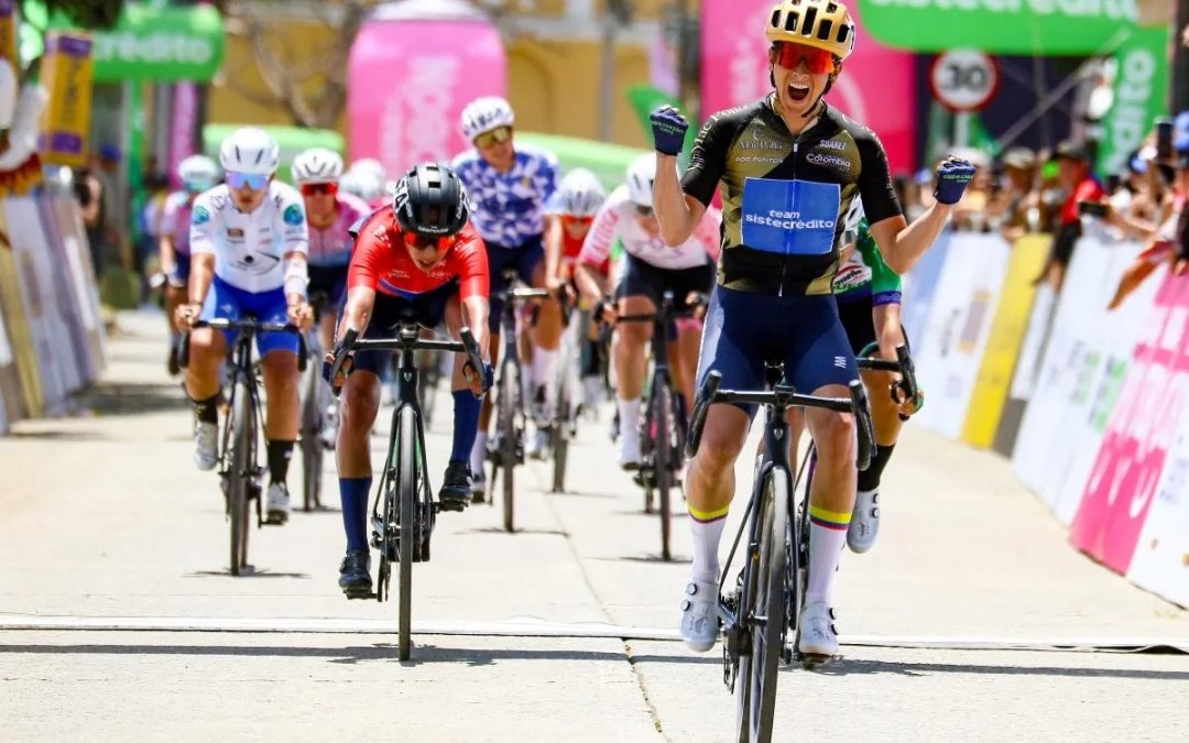 Diana Peñuela triunfa en Buga la tercera jornada de la Vuelta a Colombia Femenina