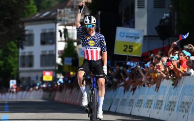 Estadounidense Quinn Simmons domina la tercera fracción de la Vuelta a Suiza