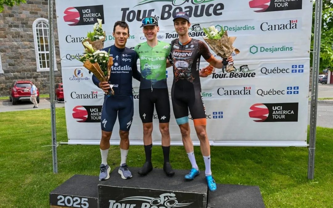 Wilmar Paredes al podio en la segunda etapa del Tour de Beauce
