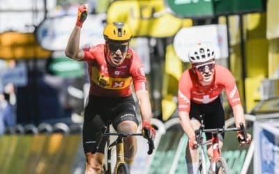 Jonas Abrahamsen fue el protagonista de la undécima etapa del Tour de Francia