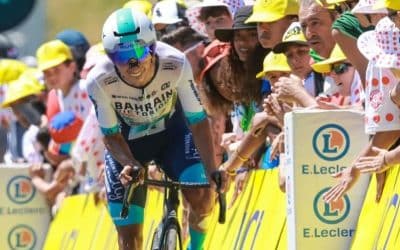 Santiago Buitrago, tercer lugar en la etapa 16 del Tour de Francia