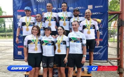 Michela Molina y Luis Mejía primeros campeones panamericanos de Gravel