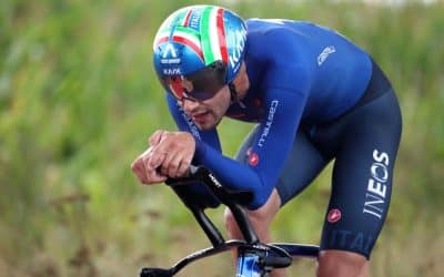 Filippo Ganna se impone en minicontrarreloj de La Vuelta a España