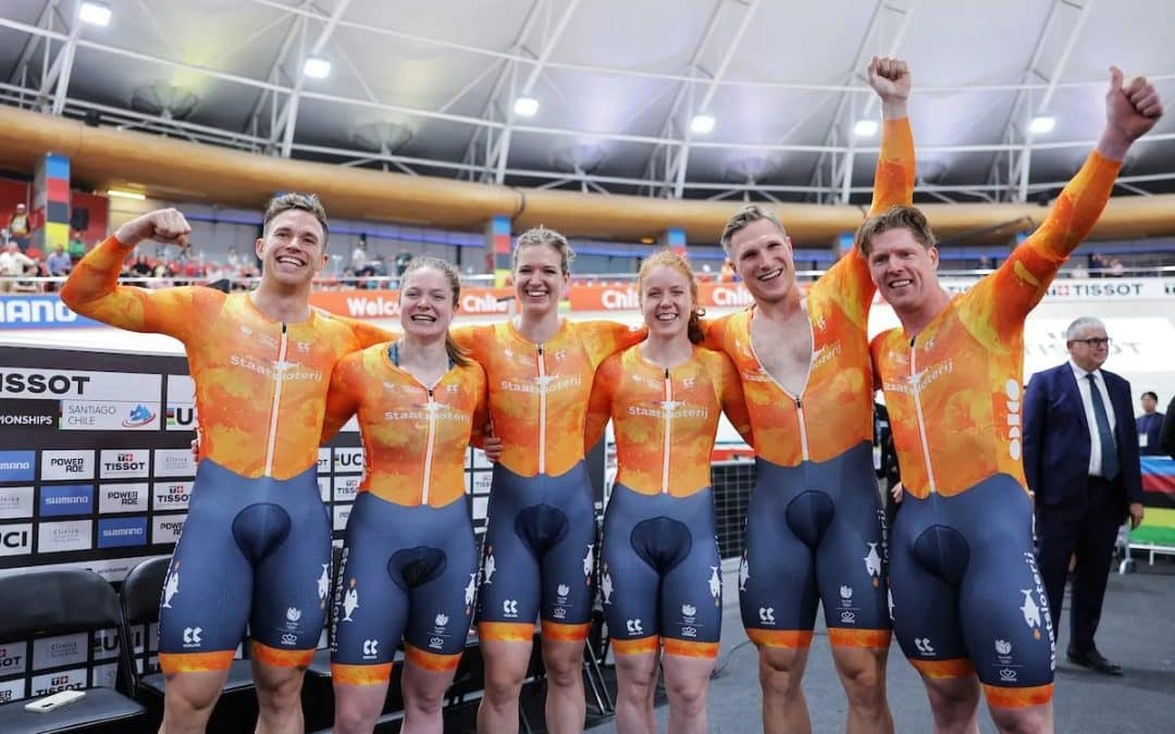 Three golds for the Netherlands at the opening of the Chile 2025 Track World Championships