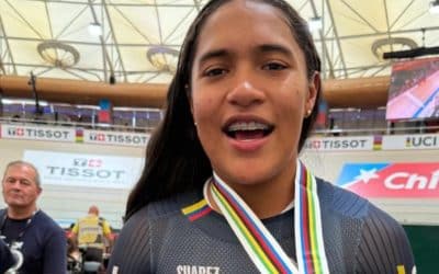 ¿Quién es Stefany Cuadrado, medallista de bronce en el Mundial de Pista Chile 2025?