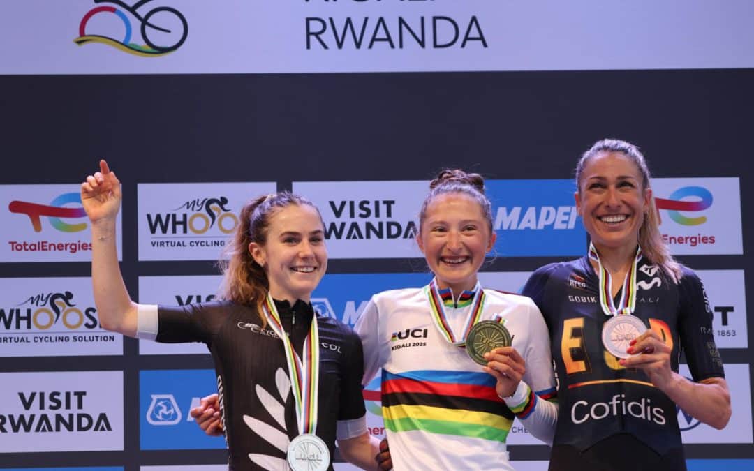 Canadiense Magdeleine Vallieres es la nueva campeona mundial de ruta