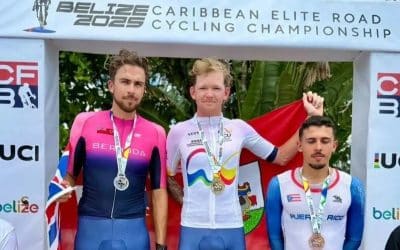 Nicholas Narraway se alza con el título de contrarreloj del Caribe y Bermudas logra el 1-2.