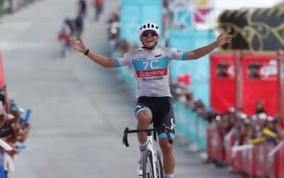 Sebastián Calderón vence en la segunda etapa de la Vuelta a Guatemala 2025