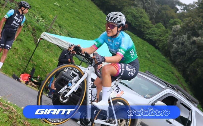 Camila Valbuena voló en cronoescalada y es la nueva líder de la Vuelta Femenina a Costa Rica