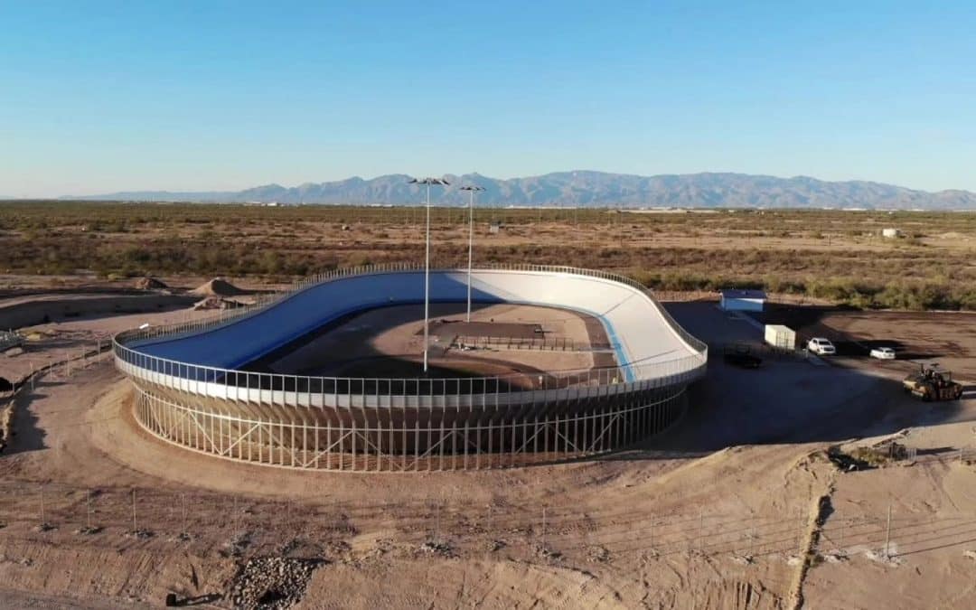 World’s First Aluminum Velodrome Opens