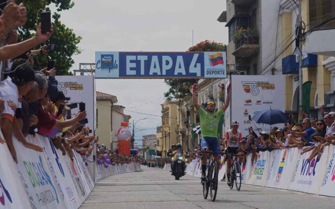 Jorge Abreu se lleva la cuarta etapa de la Vuelta al Táchira en Mérida