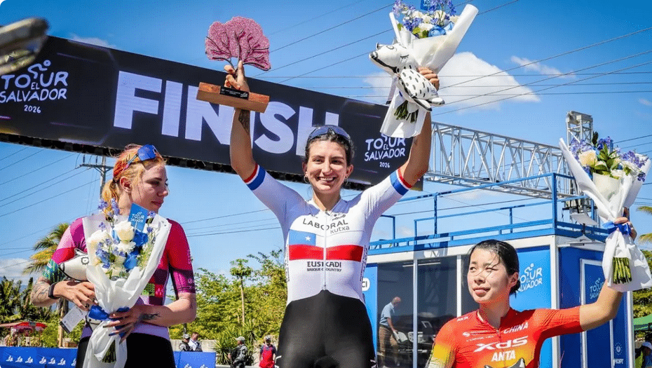Catalina Soto, otra vez protagonista en el Tour El Salvador 2026