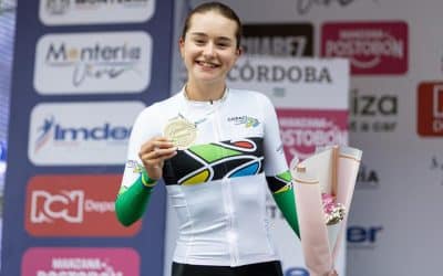 Maite Coelho, First Champion at the Pan American Road Cycling Championships