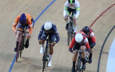 Stefany Cuadrado, quinto lugar en el keirin de la Copa Mundo de Hong Kong