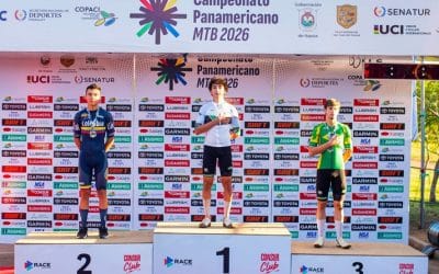 Daniela Gaviria y Leonardo Castro, campeones panamericanos junior en el MTB XCO