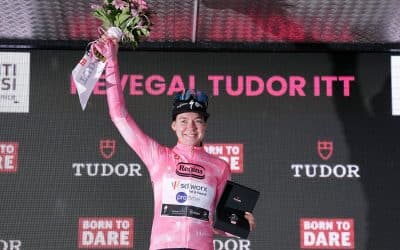 Anna van der Breggen, nueva líder del Giro de Italia femenino tras ganar la crono