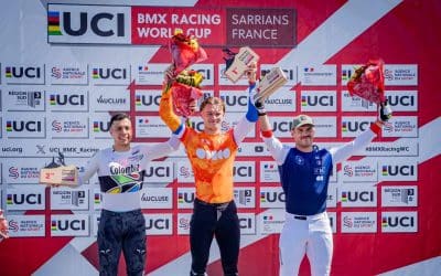 Diego Arboleda, plata en la primera válida de la Copa Mundo de BMX 2026