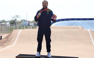 Mateo Carmona, nuevo campeón suramericano en el BMX Racing